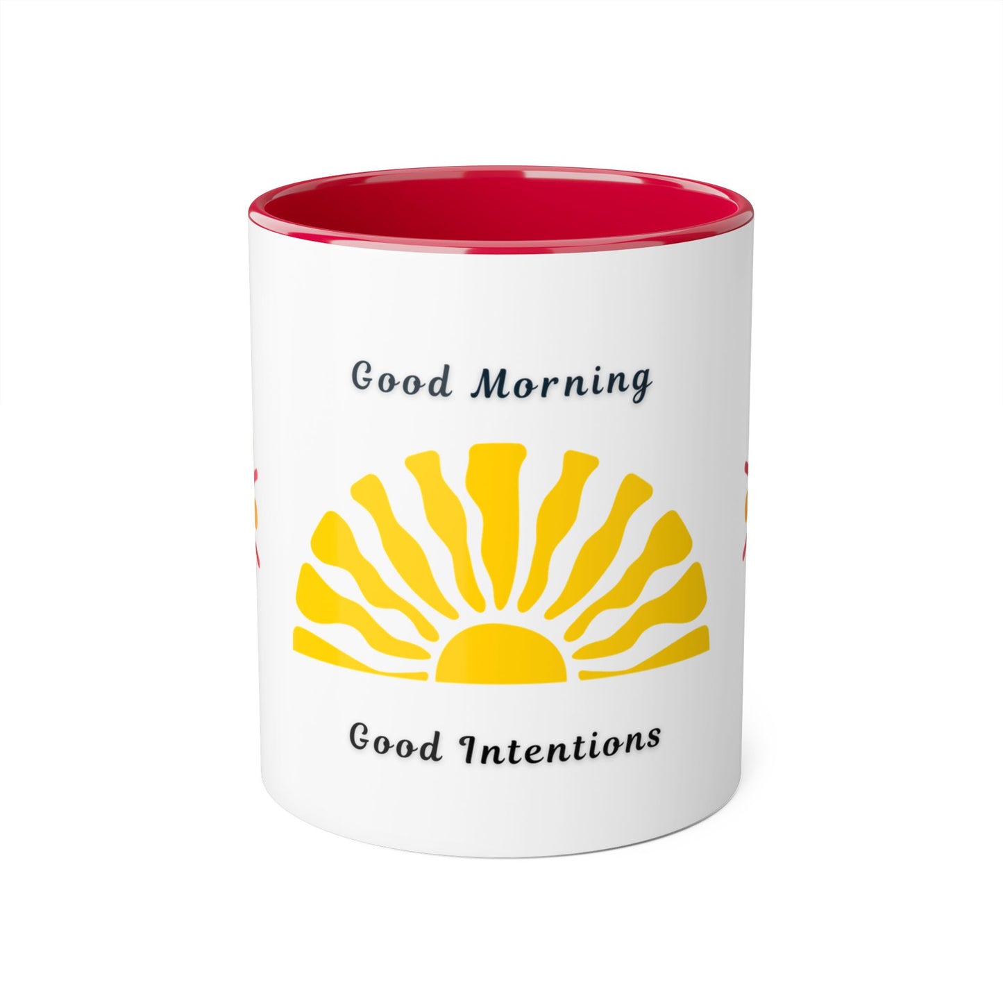 Sunrise Intentions Mug | Good Morning Coffee Cup | Positive Vibes | Gift for Her | Inspirational Kitchen Decor | Morning Routine - Resilient Mind Media