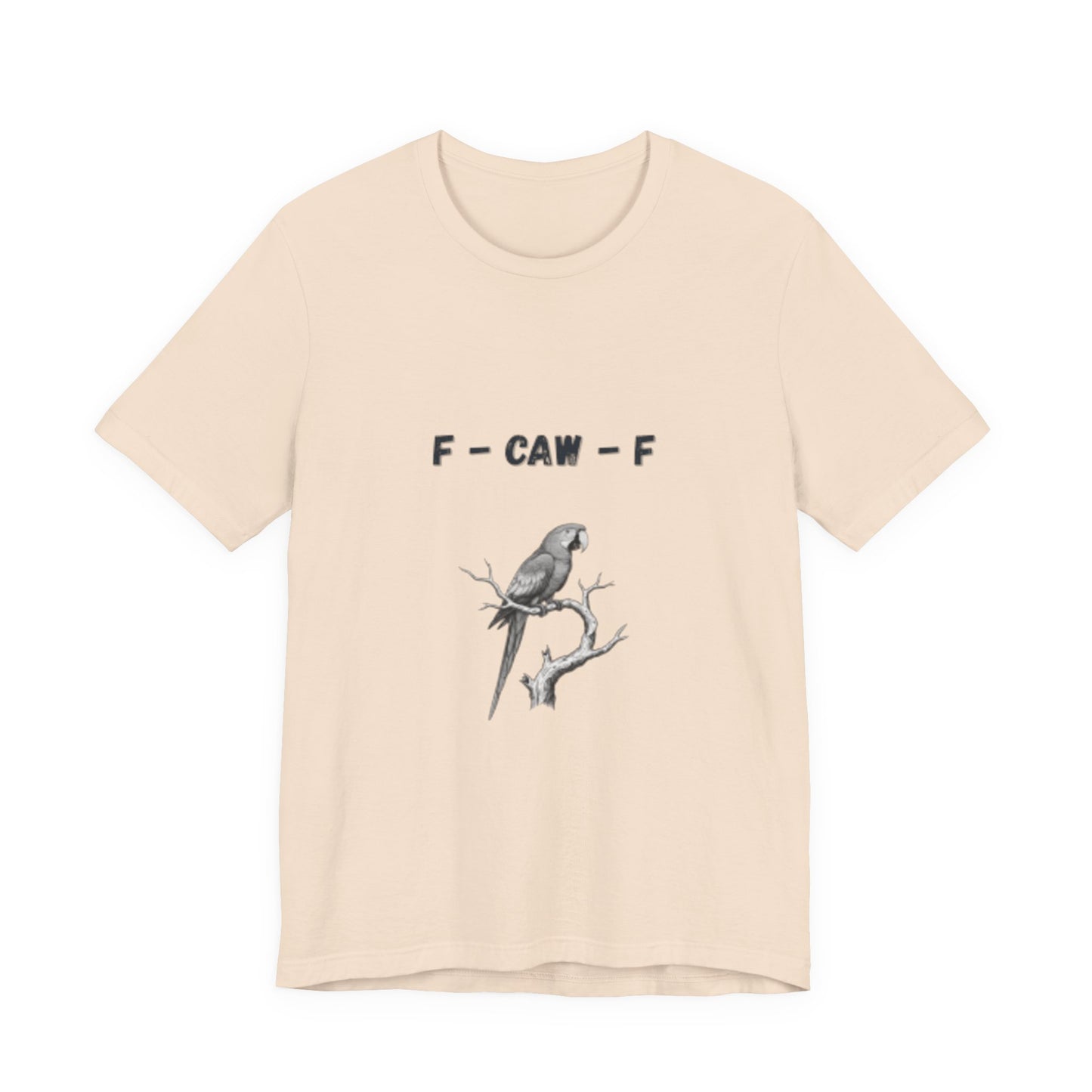 Funny F - Caw - f Parrot Tee - Resilient Mind Media