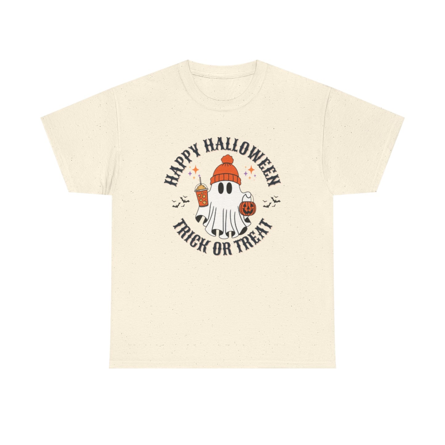 Halloween Ghost T-Shirt | Happy Halloween Trick or Treat Tee | Unisex Cotton Shirt | Spooky Season Apparel | Gifts for Halloween [...] - Resilient Mind Media