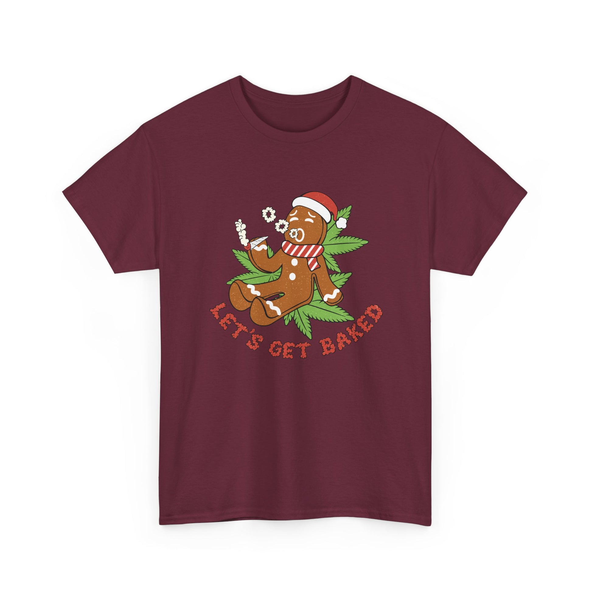 Let's Get Baked Gingerbread Unisex Heavy Cotton Tee - Resilient Mind Media