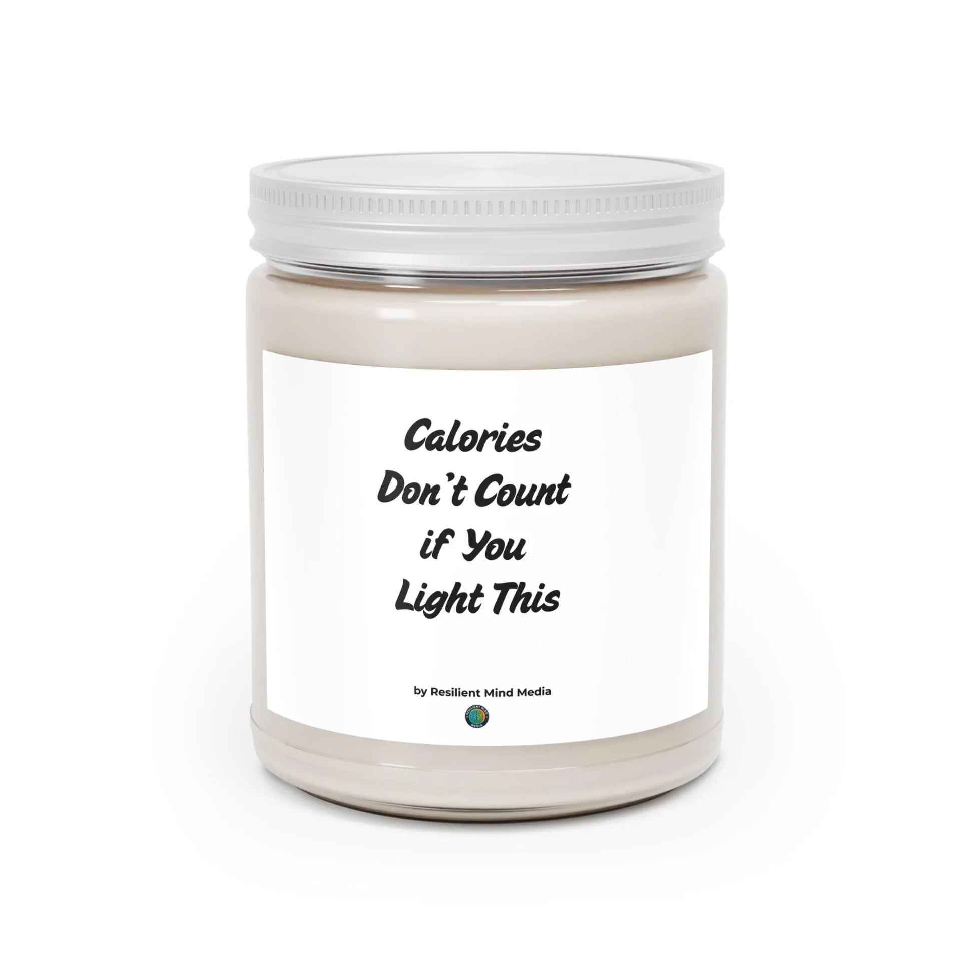 Soy Candle, Aromatherapy Gift, Relaxing Fragrance, Gift for Her, Calories Don’t Count - Resilient Mind Media